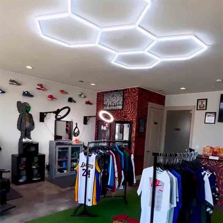 Hexagon Led Garage-1